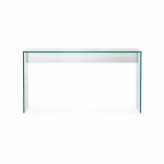 Contemporary glass console table geometric design – Gusto Design Collection