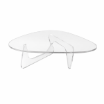 Contemporary acrylic coffee table geometric design – Gusto Design Collection